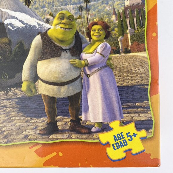 Shrek 2 100 pc jigsaw puzzle sealed, Shrek and Fiona Just Married, age 5+ - Picture 2 of 8